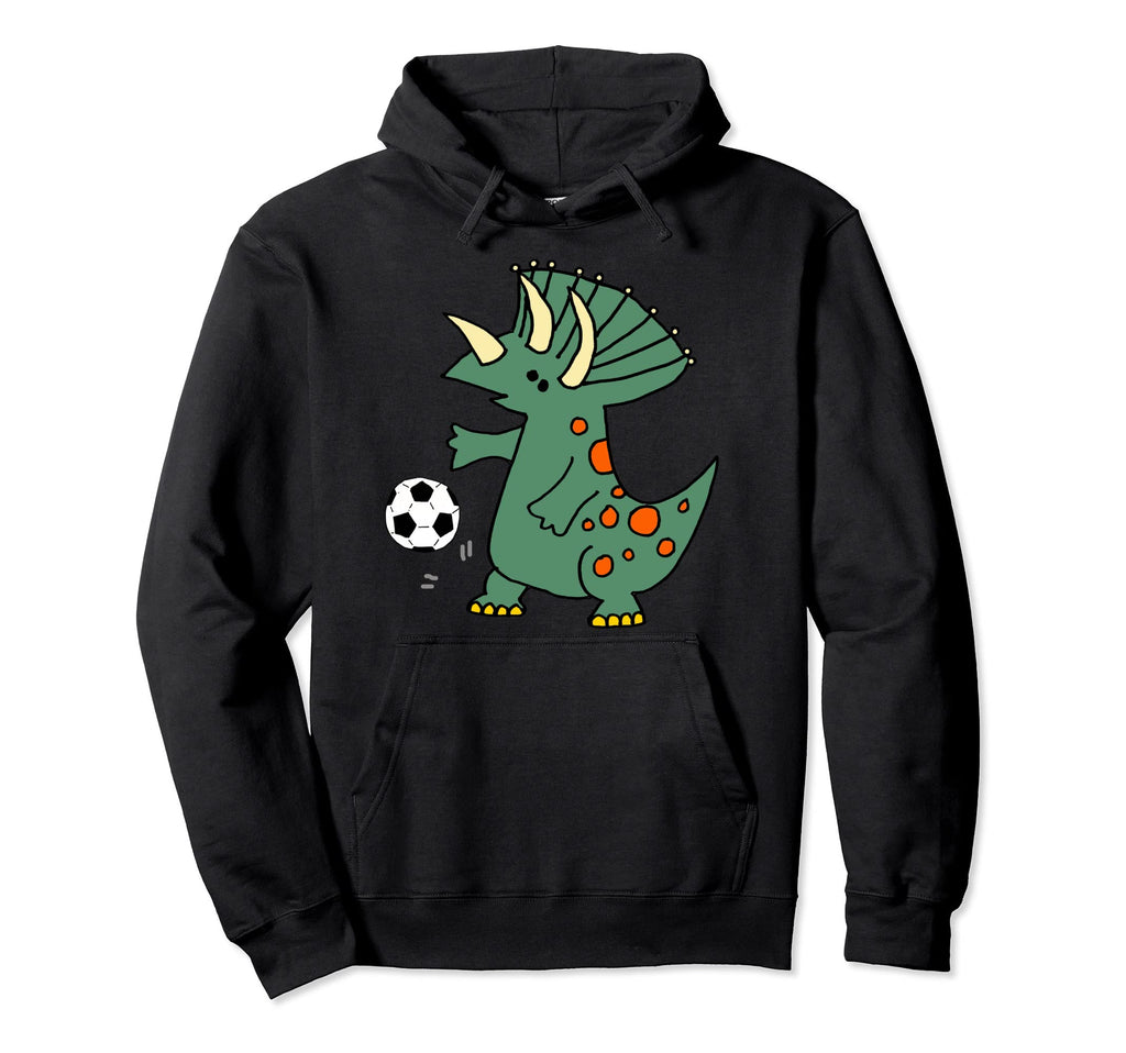 Smileteesanim Funny Triceratops Hoodie - Trendy Graphic for Adults