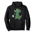 Smileteesanim Funny Triceratops Hoodie - Trendy Graphic for Adults