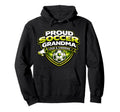 Soccer Grandma Funny Proud Loud Cheering Hoodie - Custom Art Print Unisex