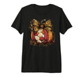 Fall Soccer Leopard Pumpkin Coquette Bow T-Shirt - Streetwear Style Unisex