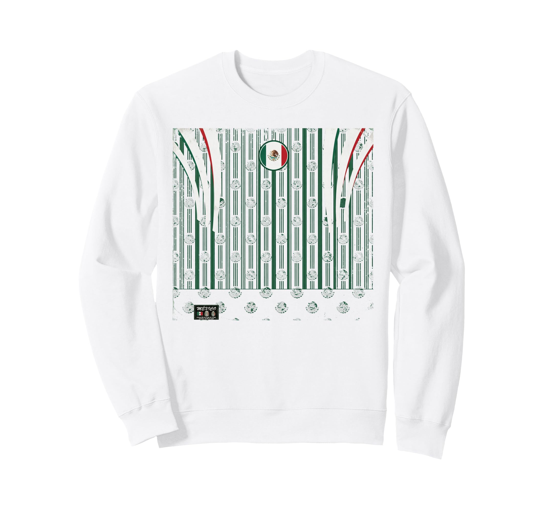 Mexico Flag Mexican Hispanic Pride Sweatshirt - Aesthetic Graphic Men Women