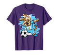 Dabbing Dog Guatemala Soccer Fans T-Shirt - Custom Art Print Unisex