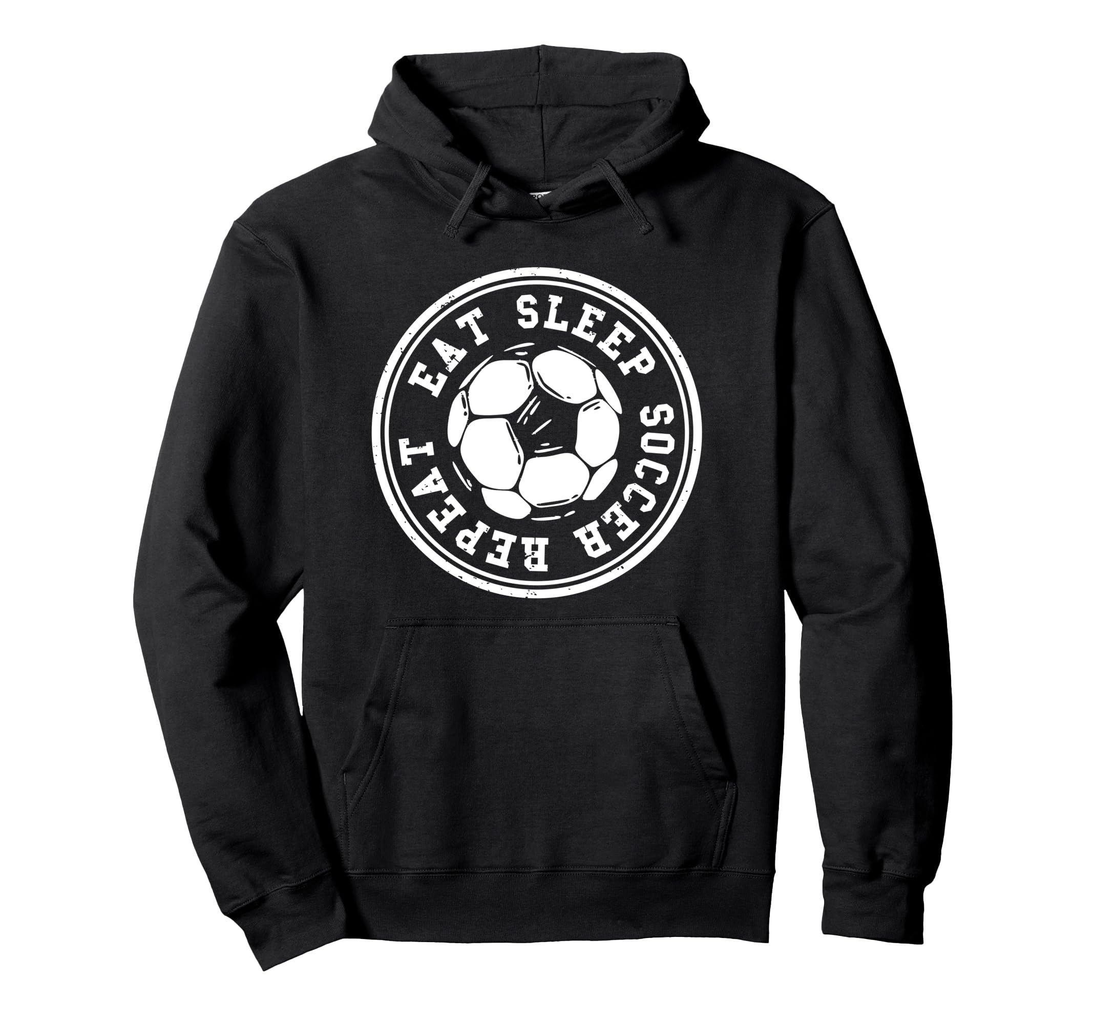 Eat Sleep Soccer Repeat Soccer Sports Hoodie - Streetwear Style Men Women