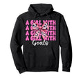 Goals Soccer Coquette Bow Hoodie - Novelty Apparel Men Women