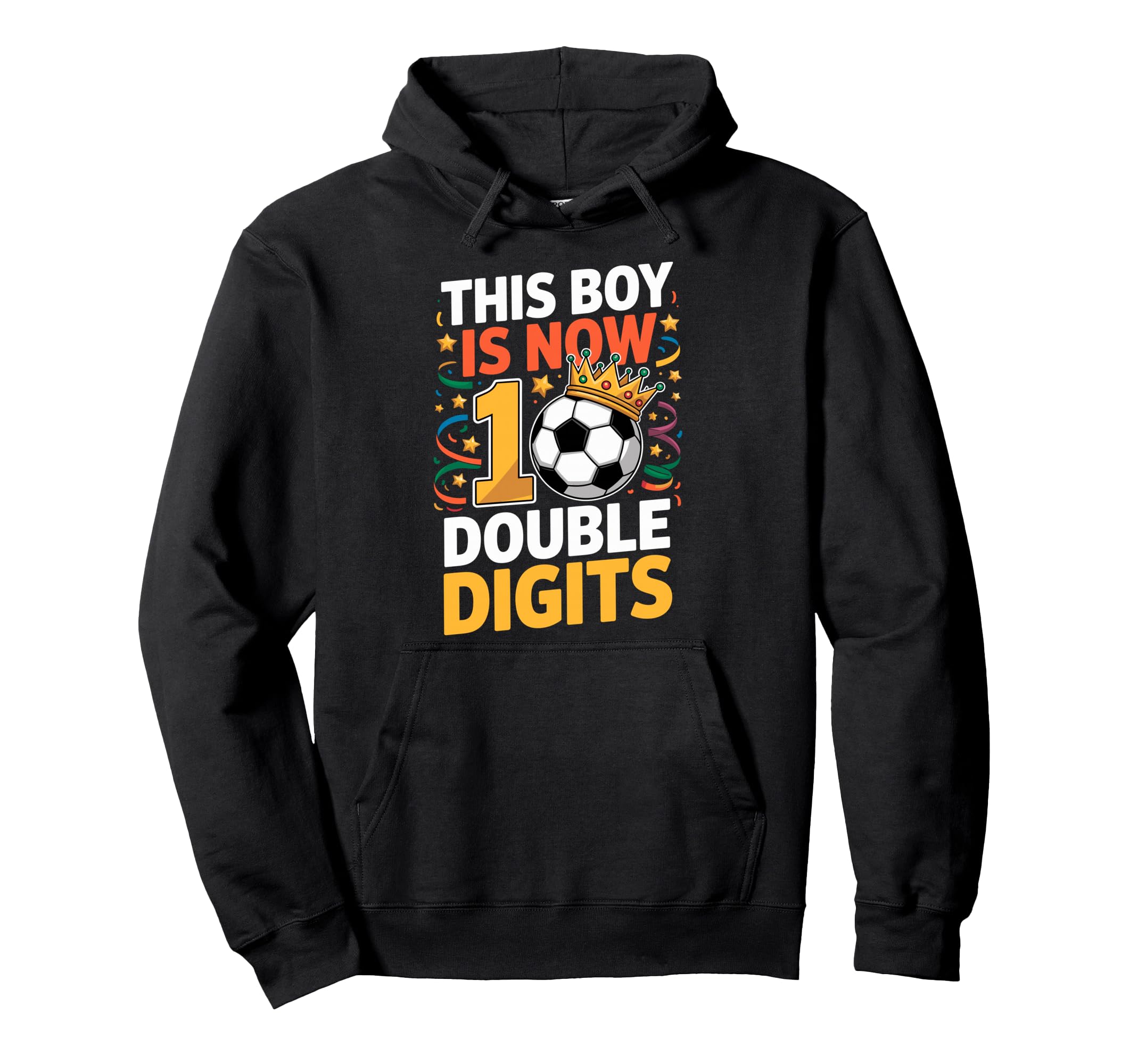 This Is Now Double Digits 10Th Birthday Hoodie - Streetwear Style Unisex