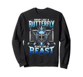 Ice Hockey Goalkeeper Butterfly Sweatshirt - Fun Novelty Design Men Women