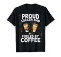 Soccer Dad Fueled Coffee T-Shirt - Aesthetic Graphic Unisex