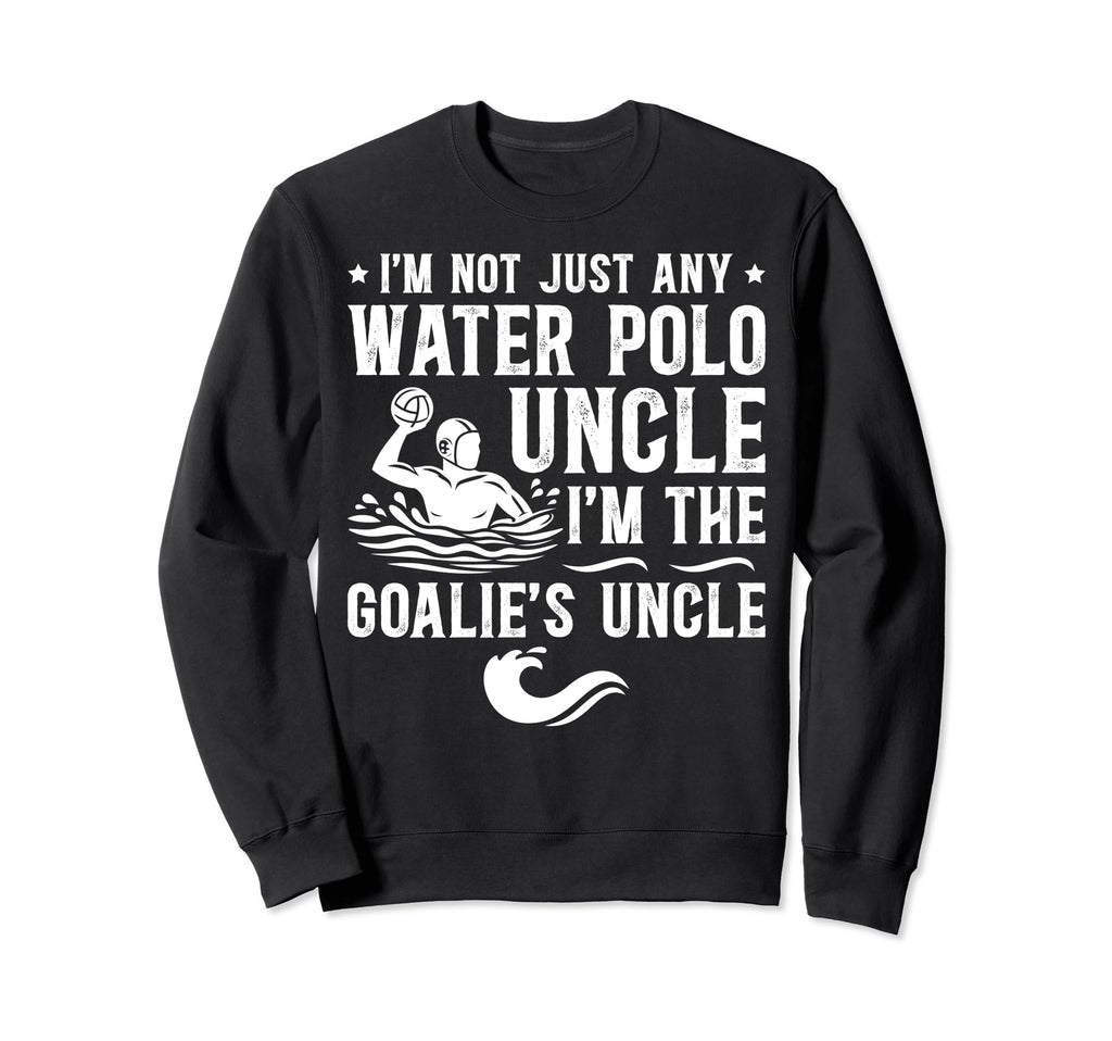 Water Polo Goalie Uncle Water Sweatshirt - Minimalist Print for Adults