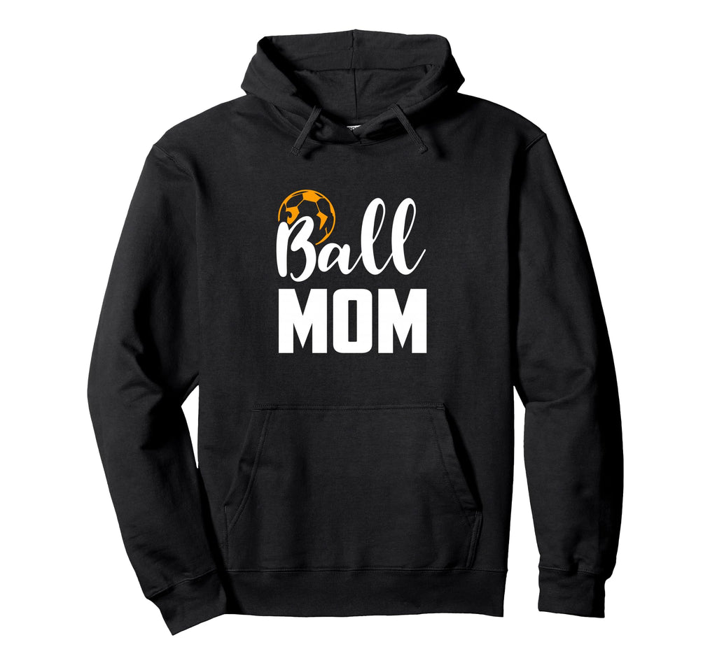 Soccer Ball Mom Funny Sports Lover Moms Hoodie - Aesthetic Graphic Unisex