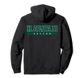 Hawaii Soccer Green Text Hoodie - Novelty Apparel for Adults