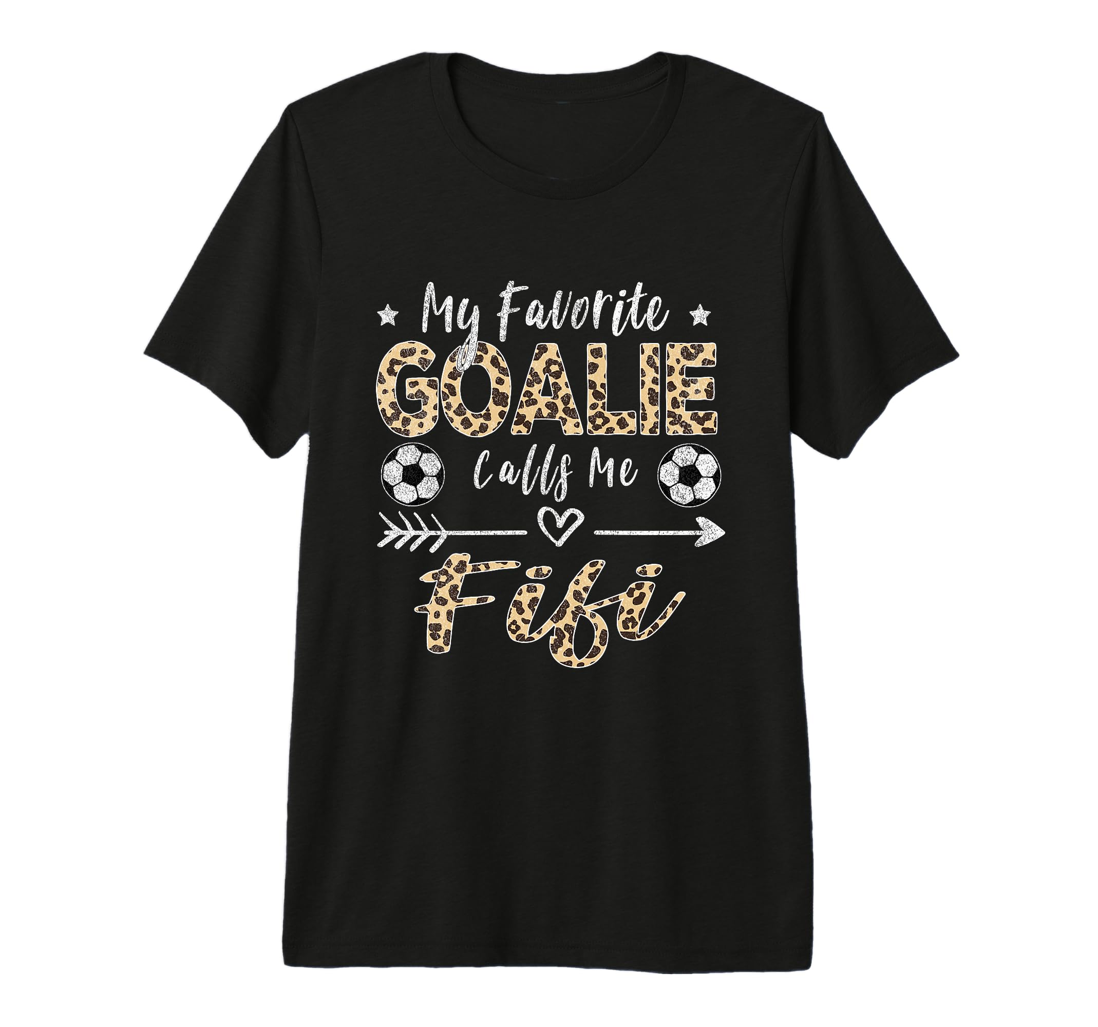 My Favorite Goalie Calls Me Fifi Soccer T-Shirt - Minimalist Print Unisex