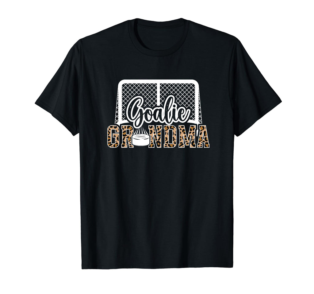 Ice Hockey Goalie Grandma Hockey T-Shirt - Casual Everyday Wear Unisex