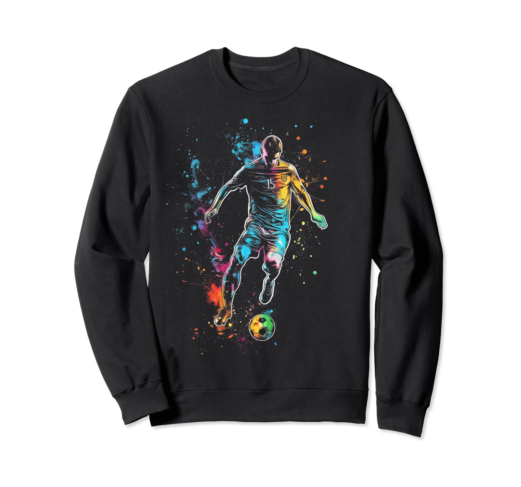 Soccer Player Sports Football Sweatshirt - Aesthetic Graphic Men Women