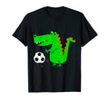 Smileteessportsa Funny Alligator Playing T-Shirt - Trendy Graphic Unisex