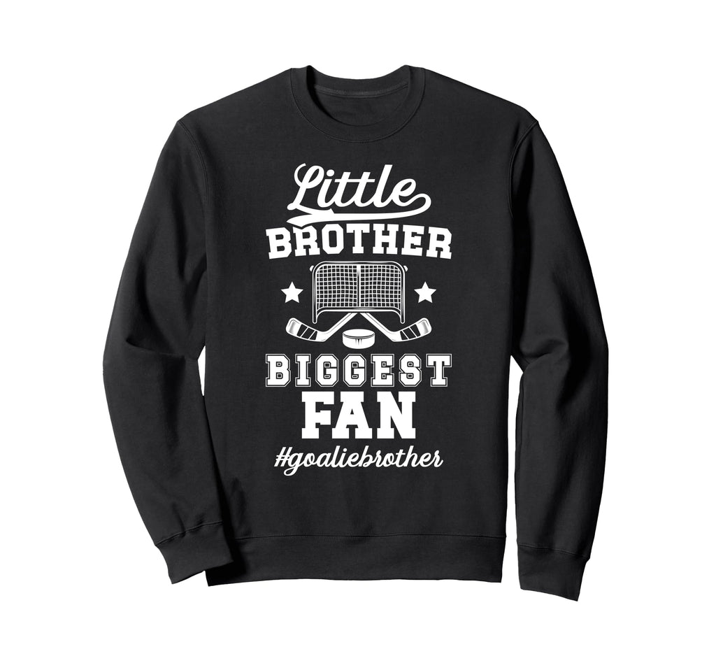 Little Brother Hockey Goalie Sweatshirt - Streetwear Style for Adults