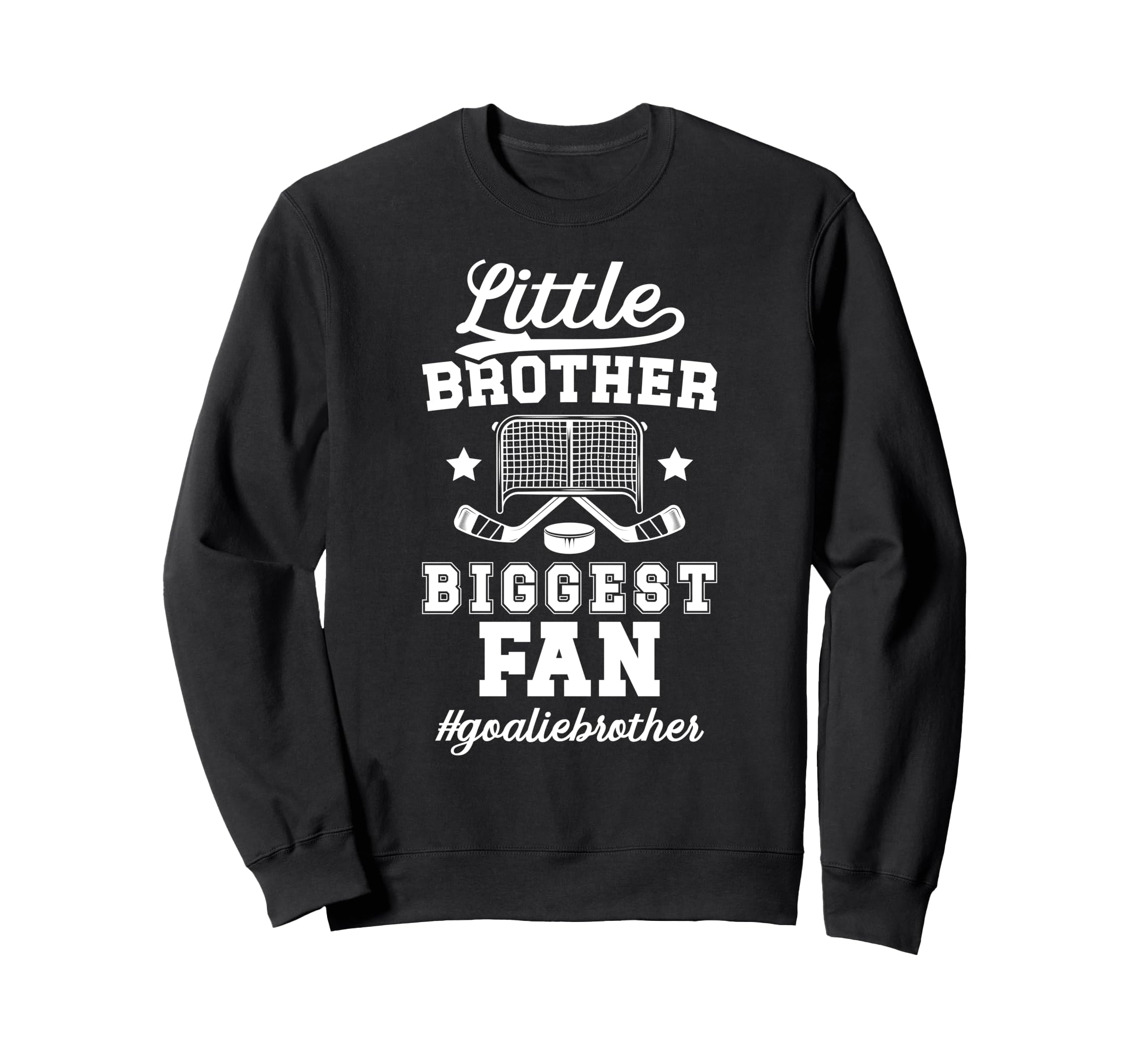 Little Brother Hockey Goalie Sweatshirt - Streetwear Style for Adults