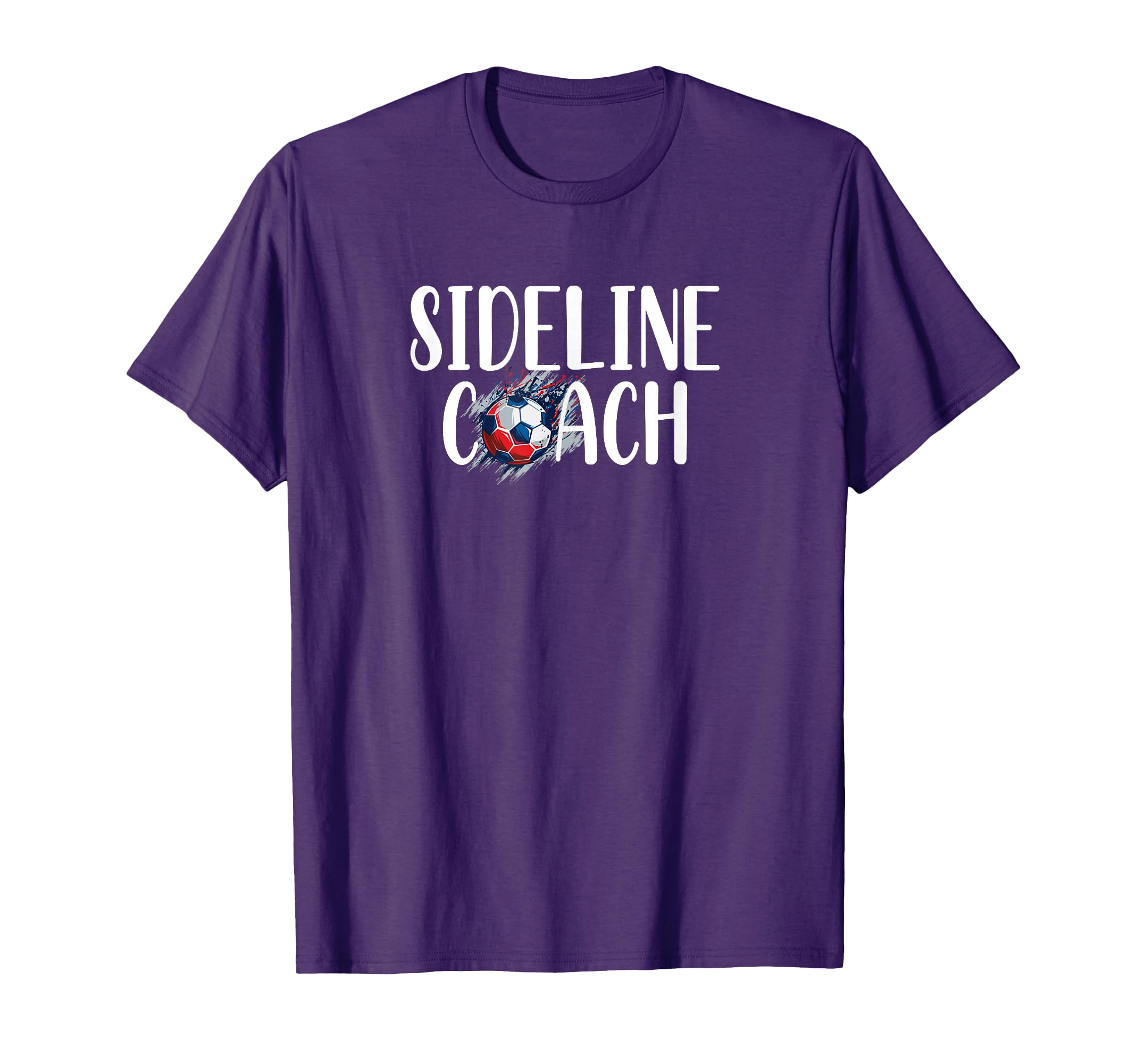 Funny Sideline Coach Soccer Mom Dad T-Shirt - Aesthetic Graphic Men Women