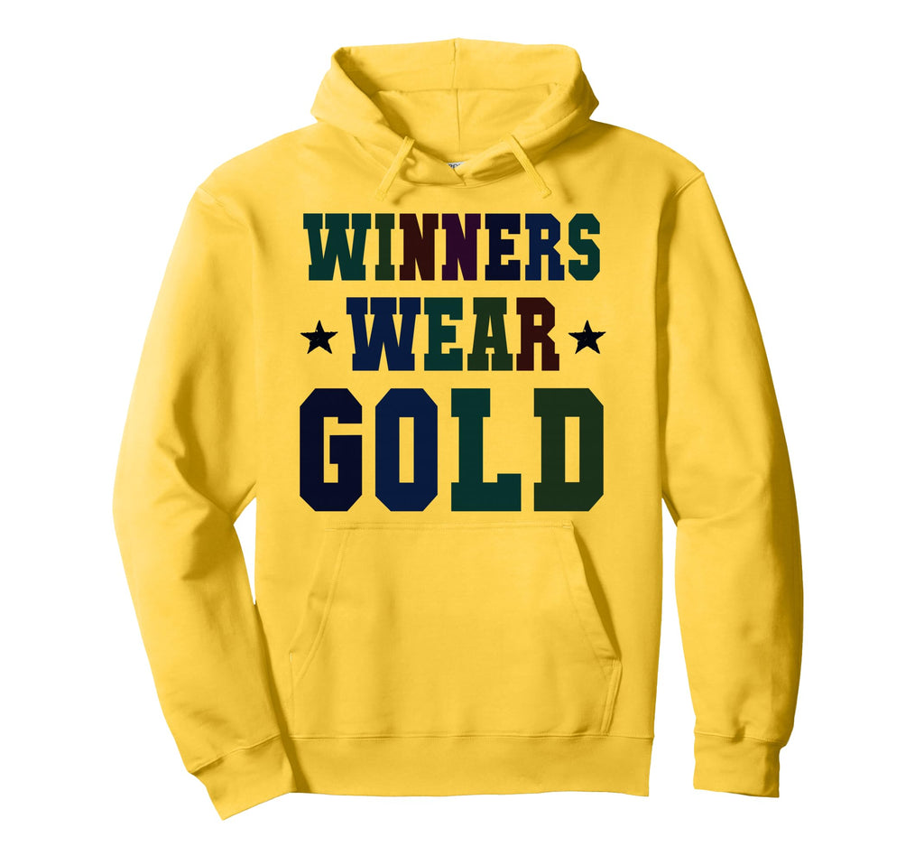 Bruh Winners Wear Gold Competition War Hoodie - Graphic Print Men Women