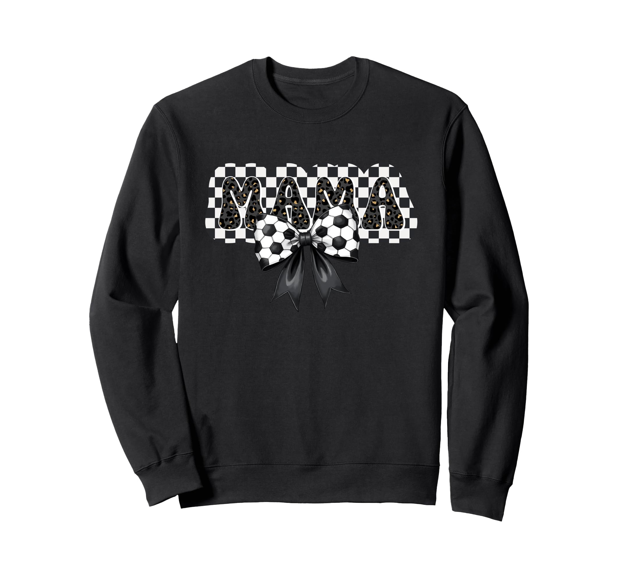 Soccer Mama Bow Mom Mommy Mother Gift Hoodie - Streetwear Style Unisex