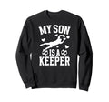 My Son Is Soccer Keeper Mom Soccer Sweatshirt - Custom Art Print Men Women