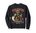 Cairn Terrier Motorbike Love Footbal Sweatshirt - Aesthetic Graphic Unisex