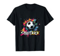 Streetkick Soccer Ball Splash Vibrant T-Shirt - Graphic Print Men Women