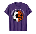 Nana Ballers Funny Soccer Basketball T-Shirt - Trendy Graphic Men Women