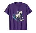 Horse Playing Soccer Funny Animal T-Shirt - Minimalist Print for Adults