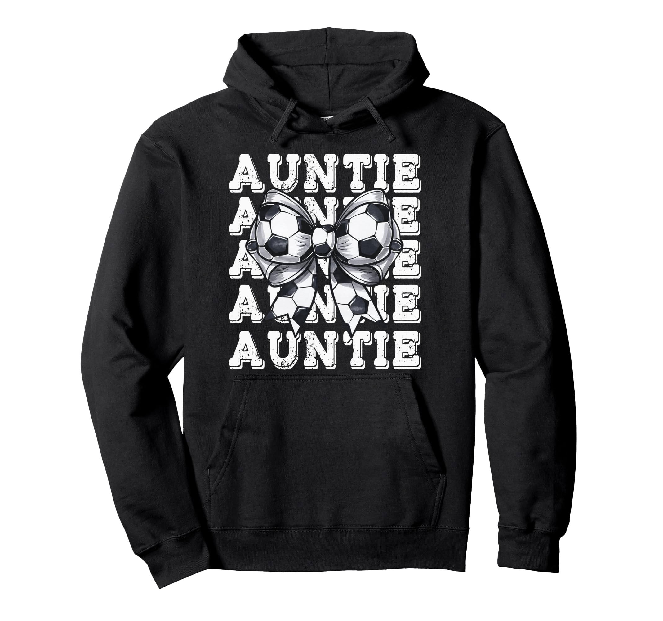 Coquette Soccer Auntie Matching Hoodie - Aesthetic Graphic Men Women