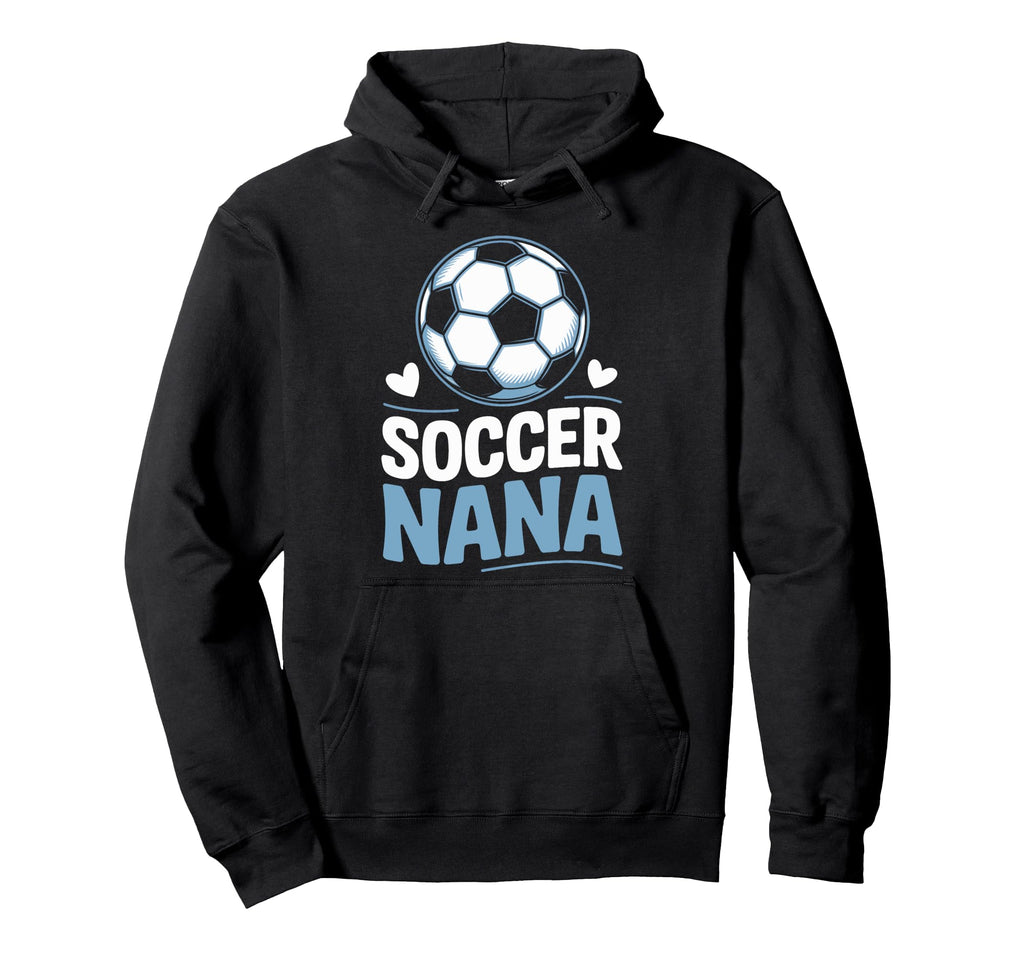Soccer Nana Heart Soccer Lovers Hoodie - Trendy Graphic for Adults