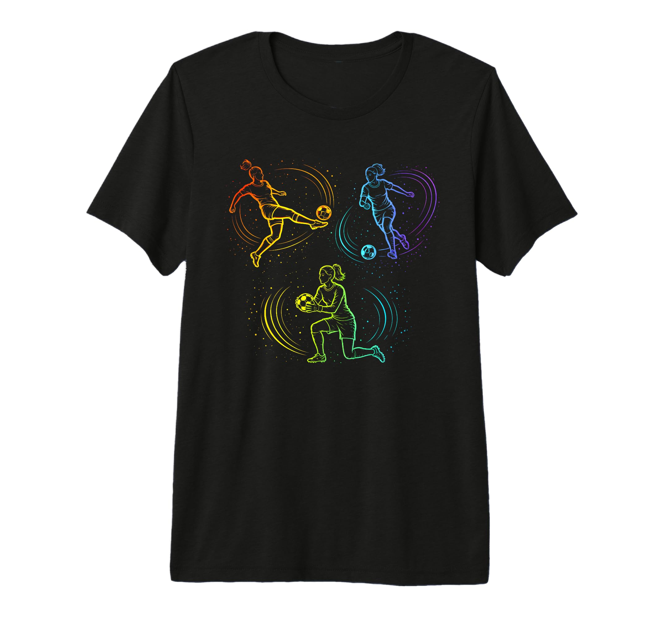 Womens Soccer Goalie Soccer T-Shirt - Casual Everyday Wear for Adults