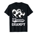 Soccer Heart Grampy Soccer Player T-Shirt - Aesthetic Graphic for Adults