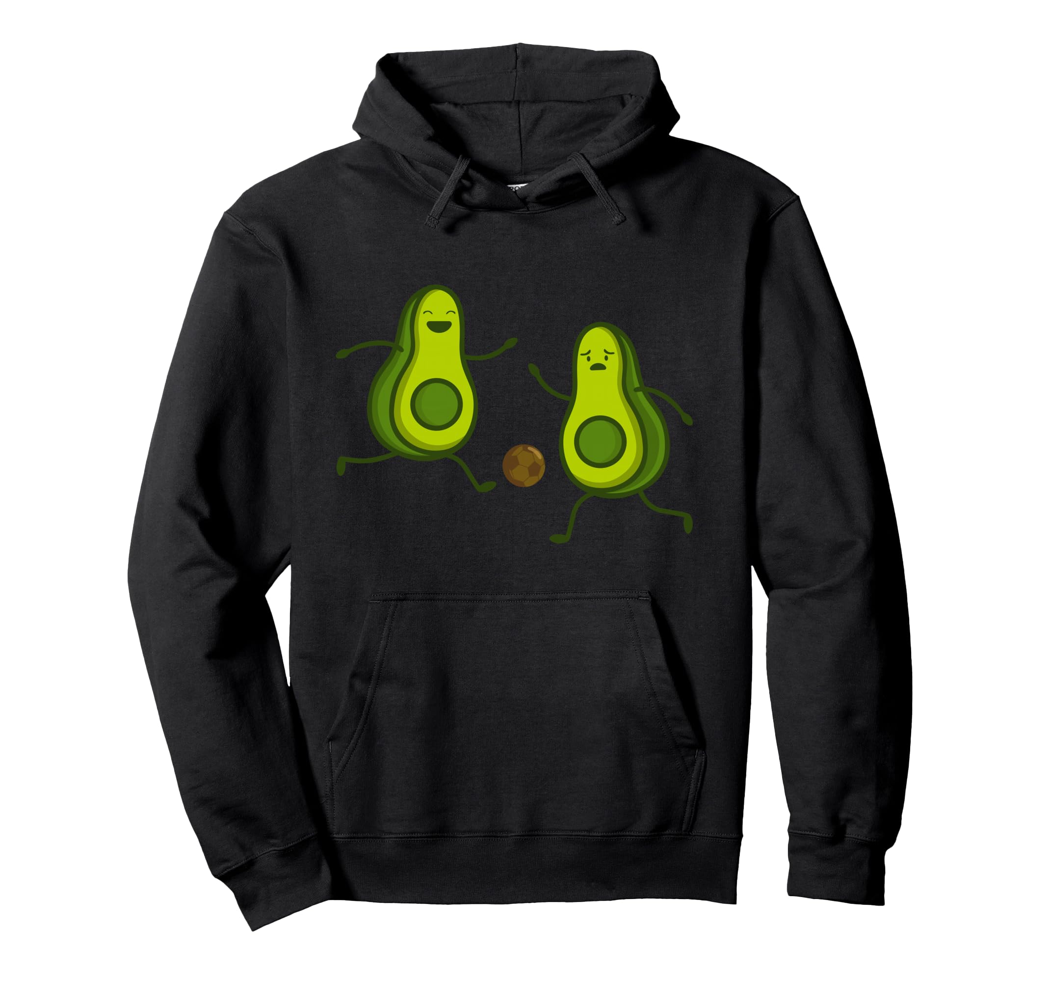 Funny Avocado Soccer Game Hoodie - Aesthetic Graphic Unisex