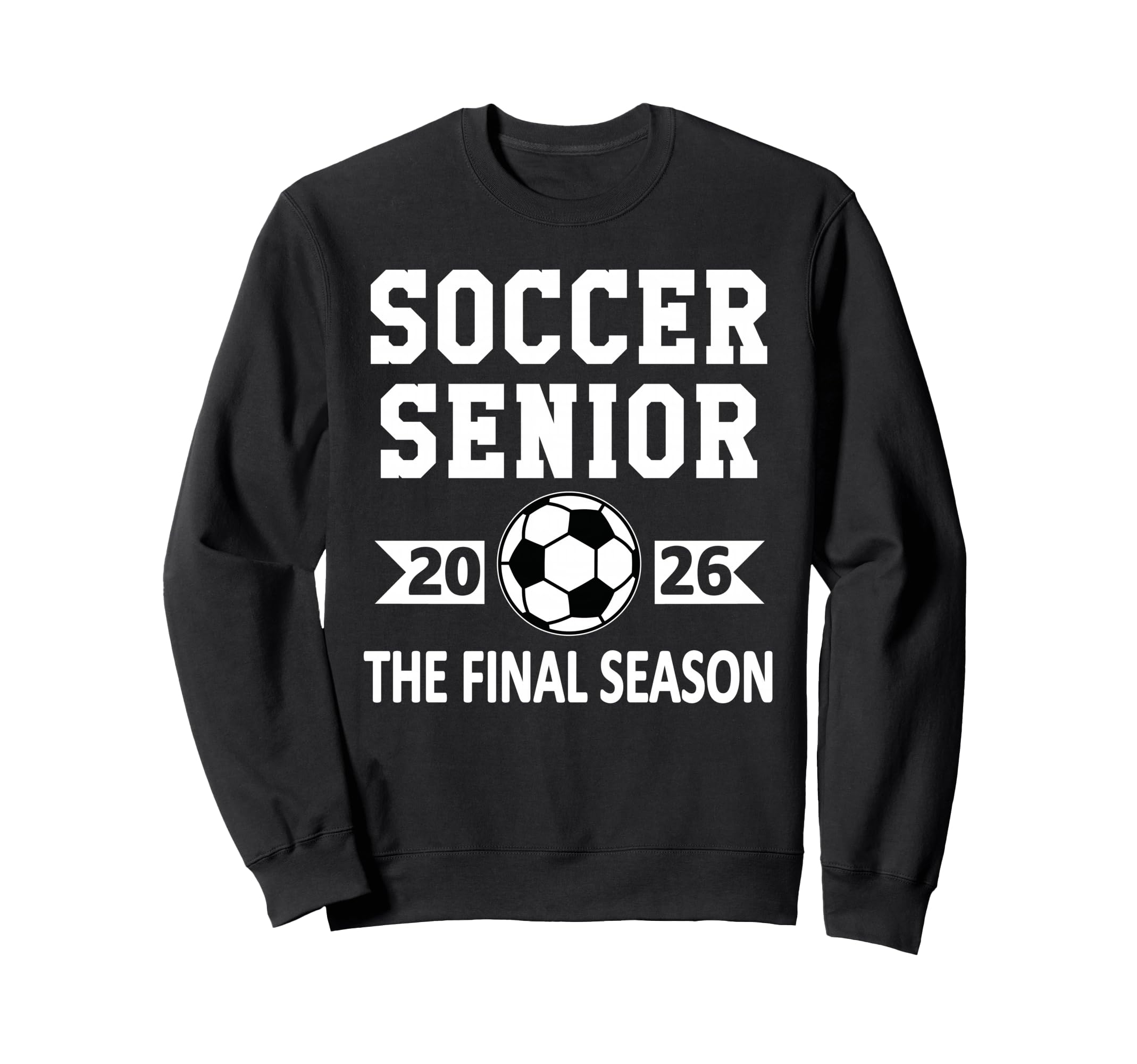 Senior Class 2026 Soccer Senior Sweatshirt - Streetwear Style for Adults
