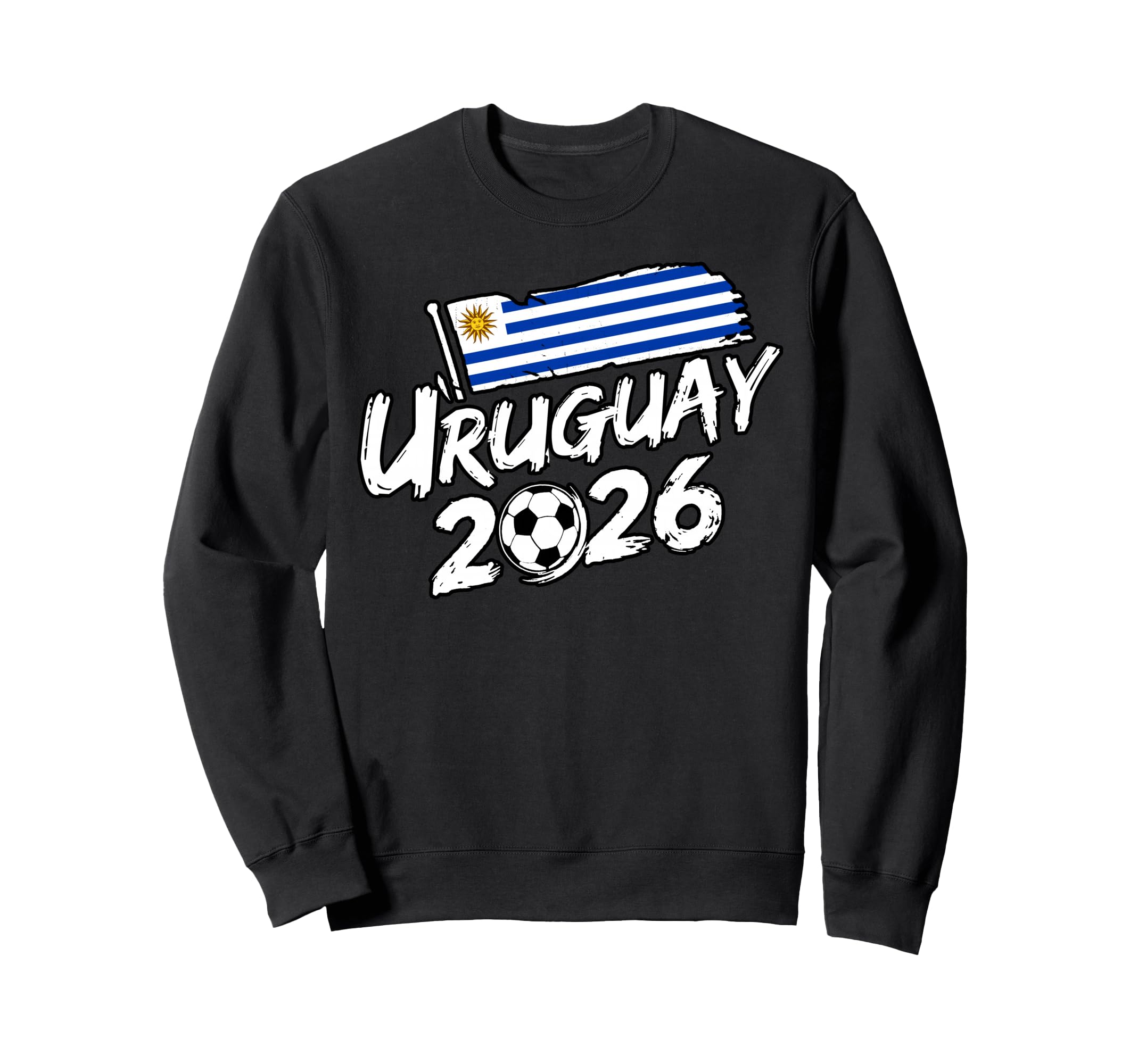Uruguay Soccer Football Game Sweatshirt - Casual Everyday Wear Unisex