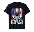 Goalie My Goal Is To Deny Yours Ice T-Shirt - Streetwear Style for Adults