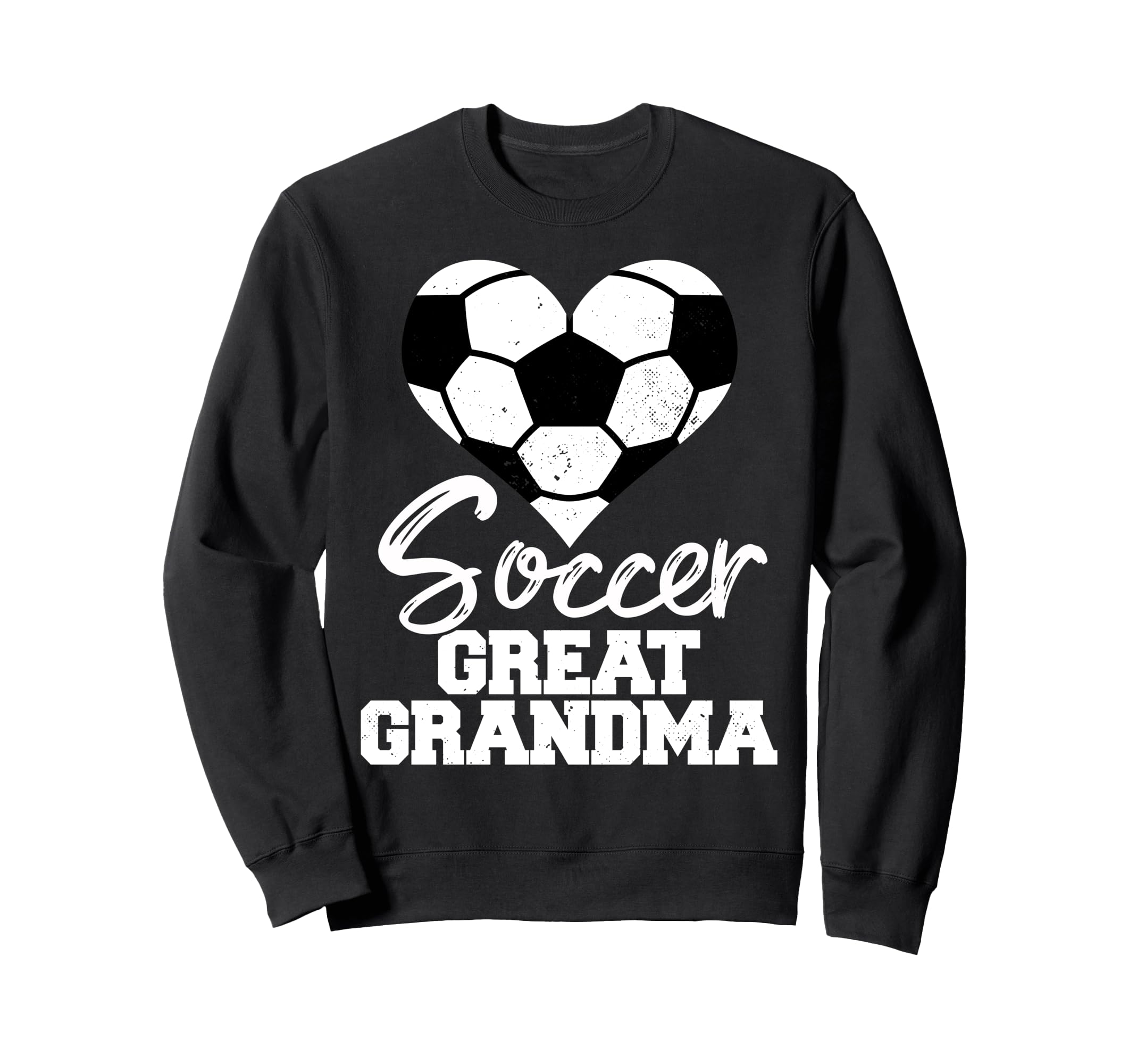 Soccer Great Grandma Heart Funny Sweatshirt - Minimalist Print Unisex