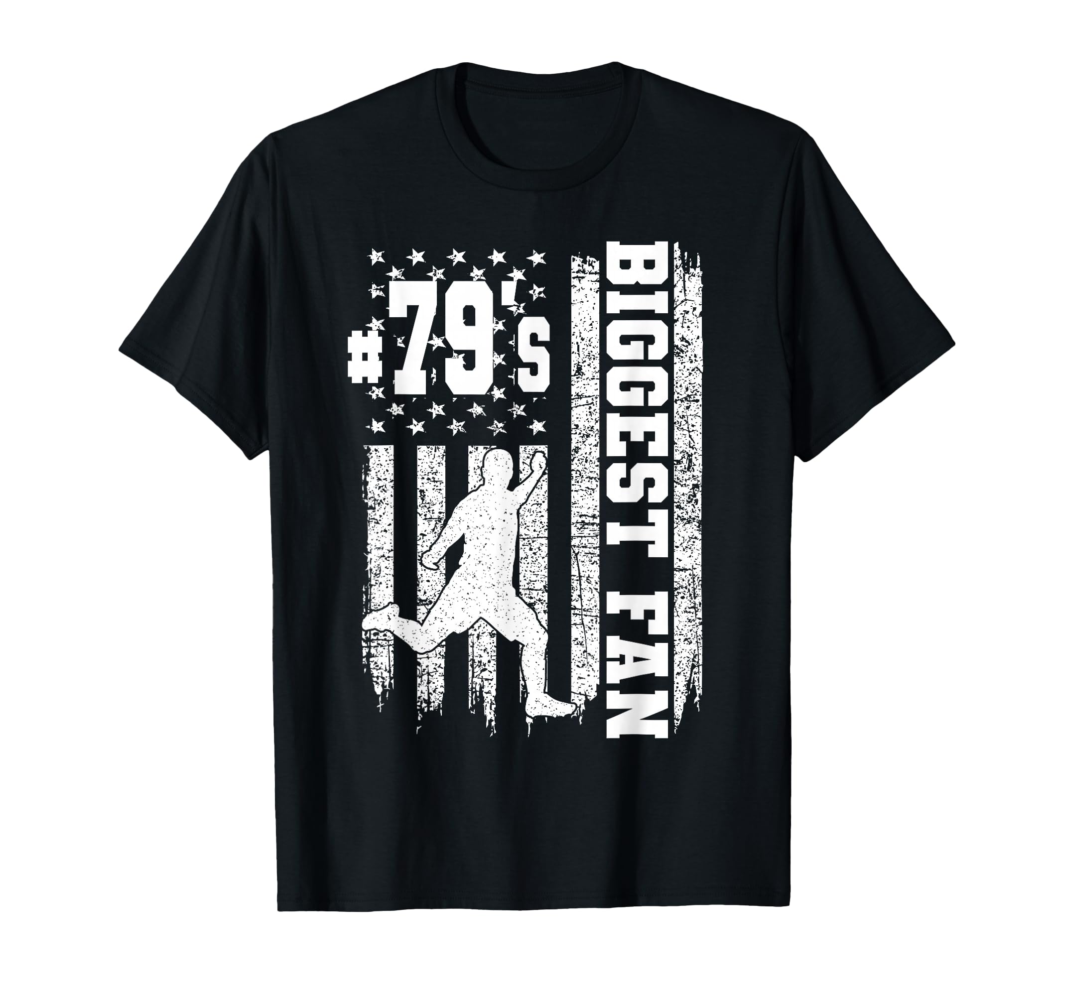 Soccer Biggest Fan Number 79 Proud T-Shirt - Novelty Apparel Unisex