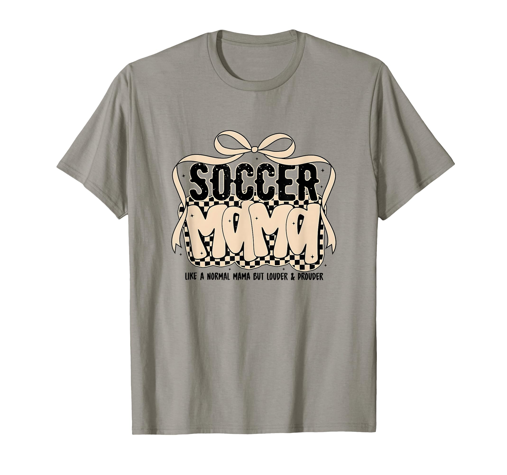 Soccer Mama Coquette Bow Game Day T-Shirt - Aesthetic Graphic for Adults