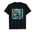 Halloween Skeleton Goal Keeper T-Shirt - Streetwear Style for Adults