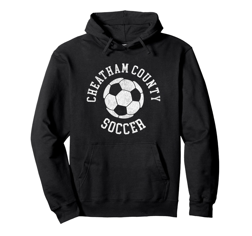 Cheatham County Soccer Distressed Hoodie - Casual Everyday Wear for Adults