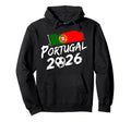 Portugal Football Soccer Game Player Fan Hoodie - Graphic Print for Adults