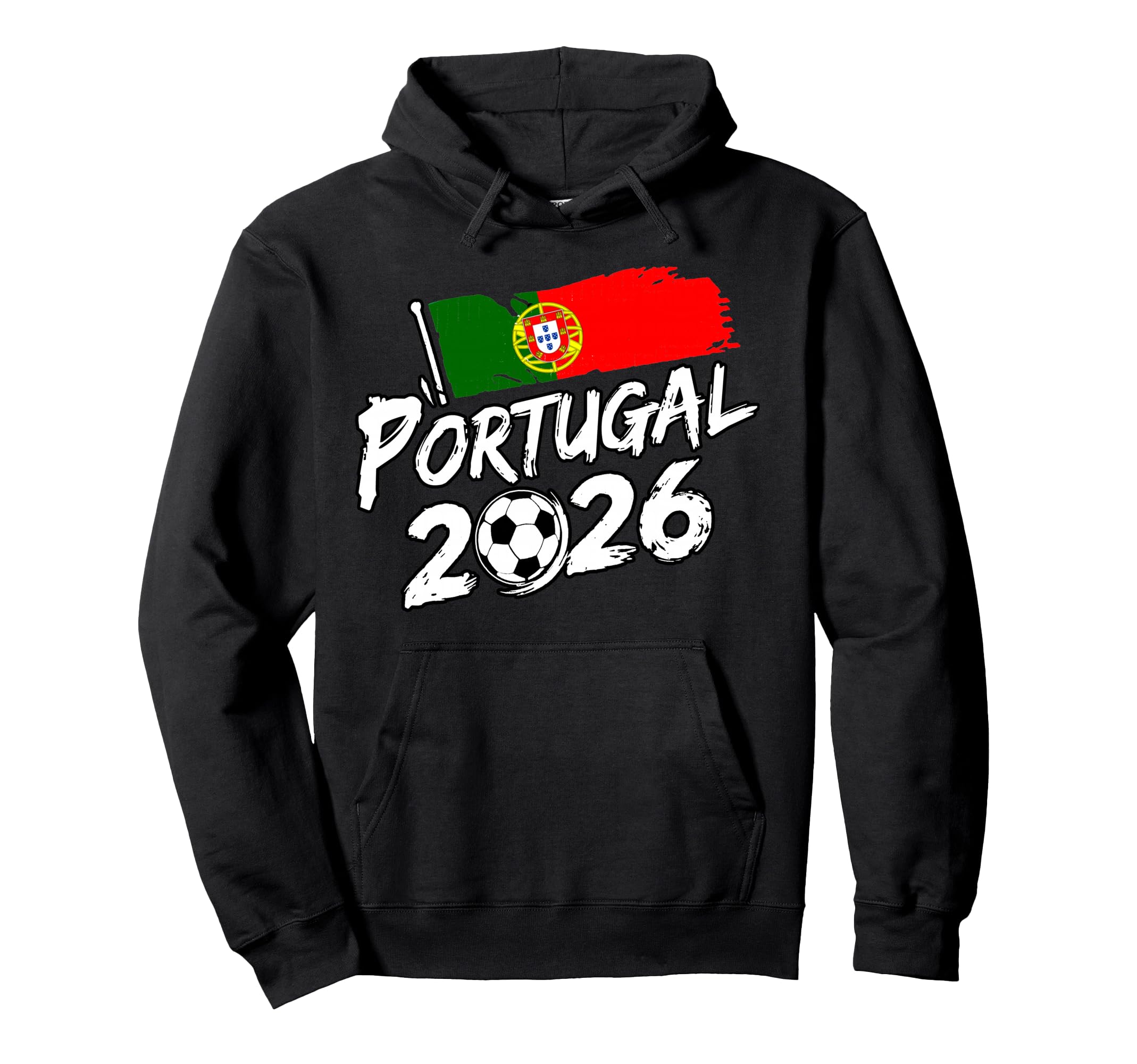 Portugal Football Soccer Game Player Fan Hoodie - Graphic Print for Adults