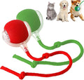 2 Packs Interactive Cat Toy Ball for Indoor Cats - 3-Speed Smart Rolling Ball with Flashing Lights, USB Rechargeable Automatic Motion Kitten Toys for Bored Adult Cats & Playful Kittens