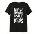 Mens My Favorite Soccer Goalie Pops T-Shirt - Novelty Apparel Unisex