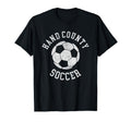 Hand County Soccer Distressed 90S T-Shirt - Novelty Apparel Unisex