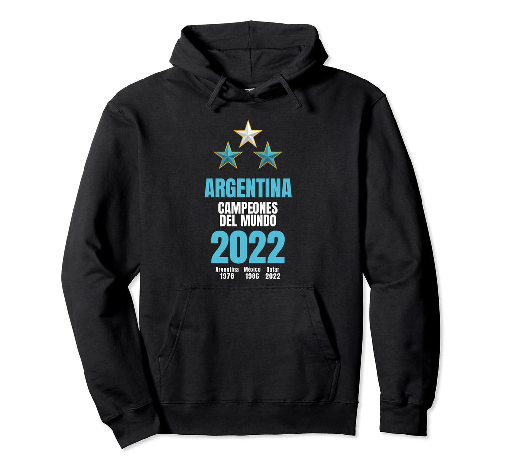 Argentina World Champion 2022 Soccer Hoodie - Aesthetic Graphic for Adults