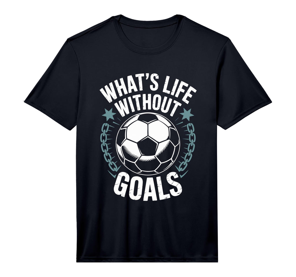 Team Soccer Player Lover Whats Life T-Shirt - Fun Novelty Design Men Women