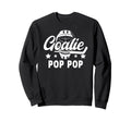 Hockey Goalie Pop Pop Ice Hockey Sweatshirt - Streetwear Style Unisex