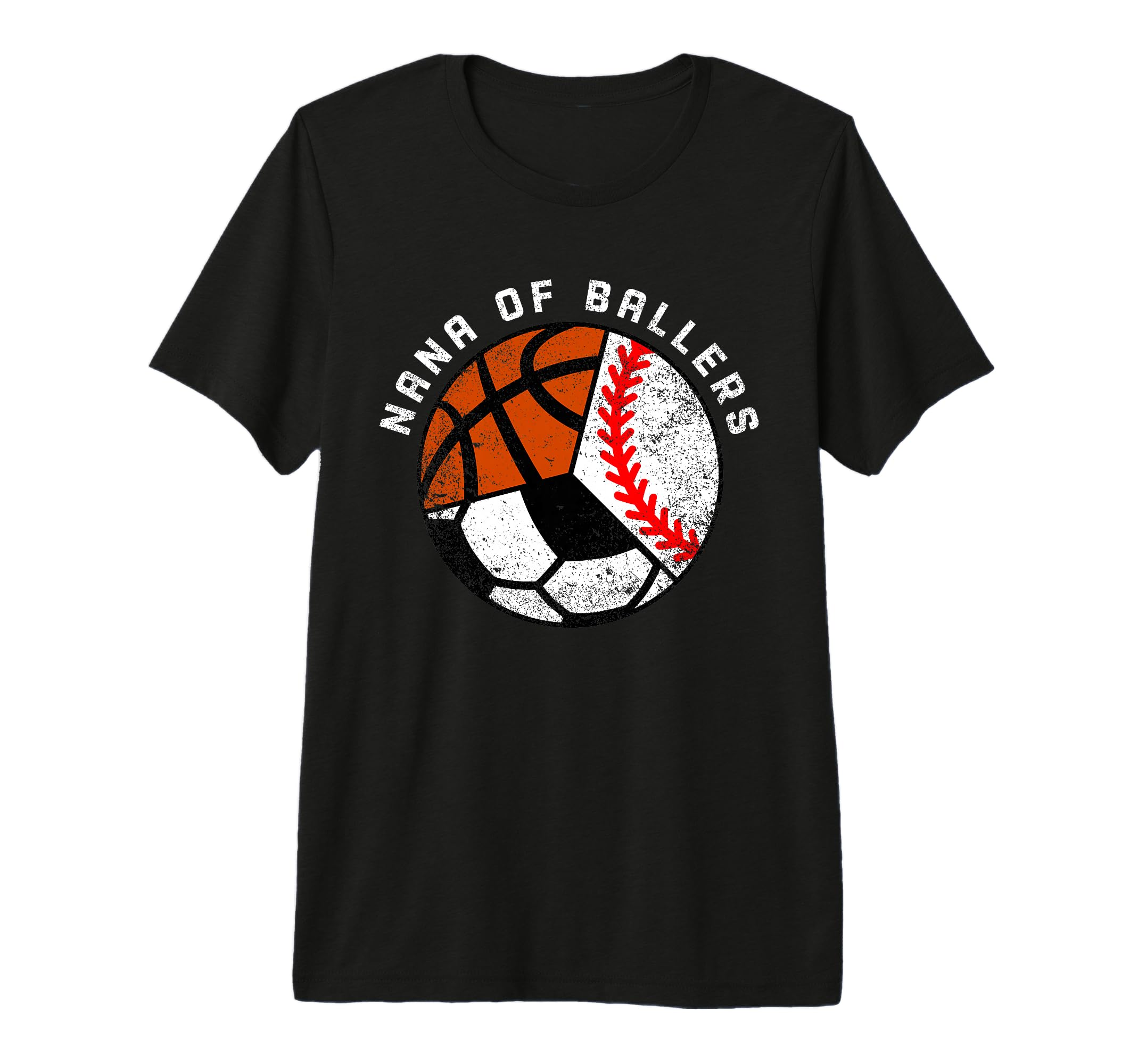 Nana Ballers Funny Baseball Soccer T-Shirt - Graphic Print for Adults